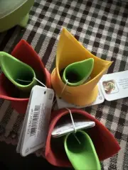 3 X Progressive Pepper Corer Duo Bell Pepper & Jalapeno Seed Remover Multicolor