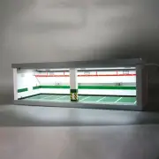 Model Car Display Case 1/64 with LED Light and Acrylic Cover Depot Scenario