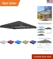 Quick Install 10x10 Replacement Canopy Top - Waterproof & Air Vent Design