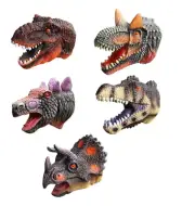 Soft Hand Puppet Rubber Realistic 6 Inch Tyrannosaurus Rex Dinosaur Hand Puppet