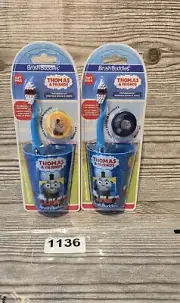 Thomas The Train Toothbrush Cap And Cup Gift Set Brush Buddies, Set Of Two