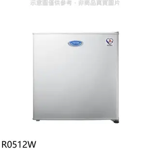 東元【R0512W】50公升單門冰箱