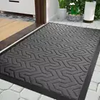 Door Mat, All-Season Outdoor Indoor Sturdy Doormat for Home Entrance Floor, Heav