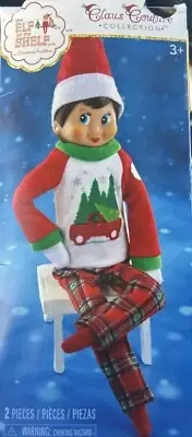 Elf On The Shelf Claus Couture Tree Farm Pajama’s PJ'S 2 Piece Set NIB