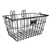 Sunlite Bicycle Lift Off Front Basket BLACK Steel Commuter Cruiser Bike