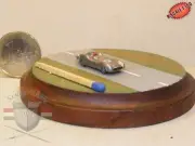 Mercedes W196 Race Car N-scale 1:160 vehicle Hand-painted Metal Model