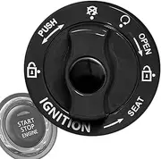 Start Button Accessories, Start Button Cover - Engine Button Sticker Cover, Car Start Sticker, Car Start Button Cover Sticker, Dec