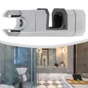Chrome Shower Rail Adjustable Bracket Adjustable Shower Head Holder Square Poles