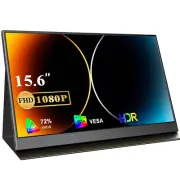 15.6" Portable Gaming Monitor IPS Second Screen Extender for Laptop Switch PS4/5