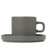 Blomus Pilar Coffee Cups with Saucers, Set of 2