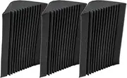 TOGEVAL 3Pcs Bass Trap Sound Absorbing Panels Corner Insulation for Home Theaters and Ktv High Density Noise Reduction Material