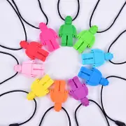 4/6pcs Sensory Chew Necklace Chewelry Autism ADHD Biting Oral Motor Chewys Toy
