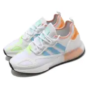 adidas Originals ZX 2K BOOST W White Blue Pink Orange Women Casual Shoes H06578