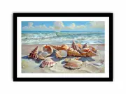 Collection of Shells Art Framed print