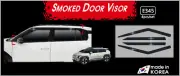 Smoked Black Window Visor E345 Sun Rain Vent Shield 4Pcs Ems for Kia EV3 2024+