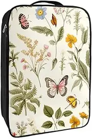 [YTYVAGT] Shoe Bags for Travel,Travel Shoe Bags for Packing,Shoe Travel Bag,Classic Design Plant Floral Pattern