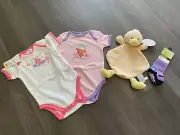 Baby Girls Clothing Bundle Size 00 BNWT inc. "Bonds" & Snuggle Buddy
