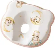 Ergonomic Wedge Pillow and Support System for Comfortable Feeding and Positioning | Includes Removable Cotton Blend Cover |Body Support Pillow for 0-12 Months-Bear Moon