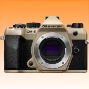 OM SYSTEM OM-5 II Mirrorless Camera - Sand Beige - Brand New
