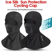 WEST BIKING Summer Cycling Motorcycle Headgear Face Mask Ice Silk Sun Hat Cap
