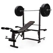 NNEDSZ 7in1 Weight Bench Press Multi-Station Home Gym Leg Curl Equipment Set