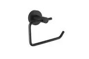 AQUAPERLA LUCID PIN Stainless Steel Toilet Paper Roll Holder - Matte Black