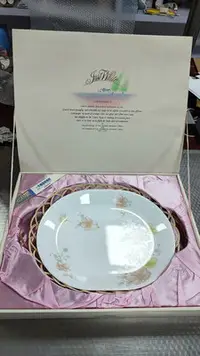 在飛比找Yahoo!奇摩拍賣優惠-美國產corelle/康寧餐具橢圓大盤禮盒裝 強化瓷奶玻璃防