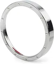 Vuzmode Motorcycle Speedometer Gauge Bezel Trim Ring, for Harley, Sportster XL883 XL1200 XL 883 1200 Speedometer Trim Ring(Chrome)