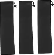 Milisten 3Pcs Durable Camping Tent Pole Storage Bag Alpenstock Buckle Organizer for Outdoor Activities Fishing Rods and Gear