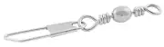 2500SPNK-3/0 Swivel Barrel with Intrlck Snap Sp Sz Nickel, 3/0