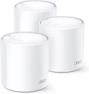 TP-Link Deco AX1800 Whole Home Mesh Wi-Fi 6, Wireless, Up to 530 Sqm, Parental Control, Seamless AI Roaming, WPA3 Security, Easy Setup, App Control, Gaming & Streaming, Smart Home (Deco X20(3-pack))