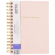 Otto A5 The Dot Journal Spiral 240 Page Peach