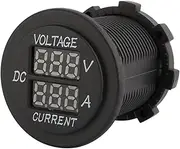 12-24V LED Digital Voltmeter Ammeter – Dual Display Voltage & Current Gauge for Car & Motorcycle Battery Monitoring