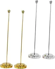 jojofuny 4Pcs Flag Base Stand for Tabletop Flags Sturdy Holder for Desk Flagpoles for Parties Festivals and Events Lightweight and Portable Design