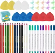 43Pcs Sewing Tools Kit, 10Pcs Professional Tailor'S Chalk and 12Pcs Sewing Mark