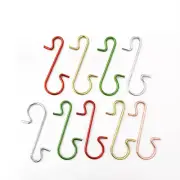 50Pcs Christmas Tree Ornament Bauble Hanging Hooks Hangers Clip Xmas Tree Decor