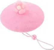 EXAOMBLE Pet Birthday Hat Small Pet Wool Beret Cat Costume Cap Beret Hats for Dogs