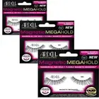 Ardell New Magnetic Lashes MEGAHOLD 050 Trendy Flexible Black Falsies Pack of 3