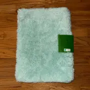Kate Spade Bathroom Rug Fuzzy Light Mint Green 17x24” NWT