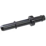 Aeroflow 3/8" Male Tube to 10mm / 3/8" Barb Black Adapter - AF810-06BLK