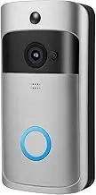 WiFi Video Doorbell Camera, Wirel Intercom Infrared Doorbell, High Definition Camera Acc System Door Camera, for Apartments,Houses,Hotels,Offices Multicolor One Size