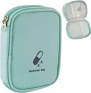Mini Medical Storage Bag, Portable Small Bag, First Aid Zip Pockets for Storing Medicine, Perfect for Camping, Hiking and Travel