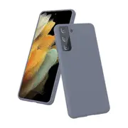 Samsung Galaxy S21 Plus Compatible Case Cover With Liquid Silicone - Lavender Grey