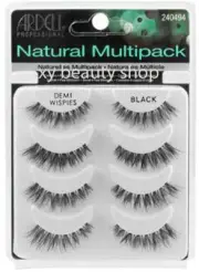 Ardell NATURAL MULTIPACK 4 Pairs DEMI WISPIES False Eyelashes Fake Lashes 61494