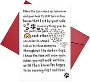 Pet Loss Sympathy Card - Handmade Memorial Gift for Dog, Cat or Small Animal Bereavement (Rabbit/Hamster/Guinea Pig) | Eco-Friendly Recycled Condolence Card | 13.5x20.5cm