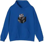 [X.Style] Cat Lovers British Shorthair in Pocket Kitten ds001 Hoodie Royal XL