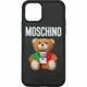 [二手] 【義大利直送】全新品 Moschino iphone 手機殼 iphone 11 pro 女士聚氨酯黑色