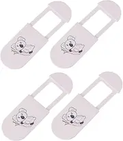 Angoily 4Pcs Webcam Cover Slide Privacy Protection Cover for Computer Cartoon Design for Laptop and Tablet Prevents Unauthorized Access Koala