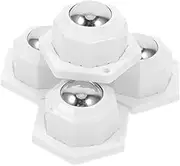 Tofficu 360Degree Adhesive Swivel Caster Wheels Rotation Sticky Mini Wheels for Small Appliances Furniture and Storage Smooth Movement for Easy Rearrangement