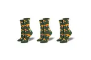 3x Socksmith Ladies Novelty Fashionable Trendy Socks Socksy Foxes One Size
